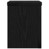 vidaXL Plant Stand 2 pcs Black Oak 15 x 15 x 20 cm Engineered Wood