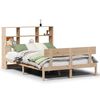 vidaXL Bookcase Bed without Mattress 150x200 cm King Size Solid Wood Pine