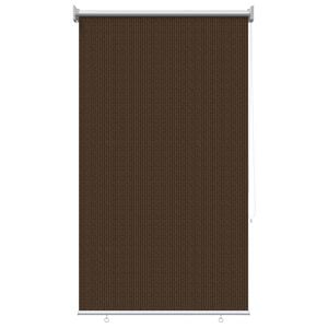 vidaXL Outdoor Roller Blind 90% UV Block Brown 60 x 140 cm HDPE
