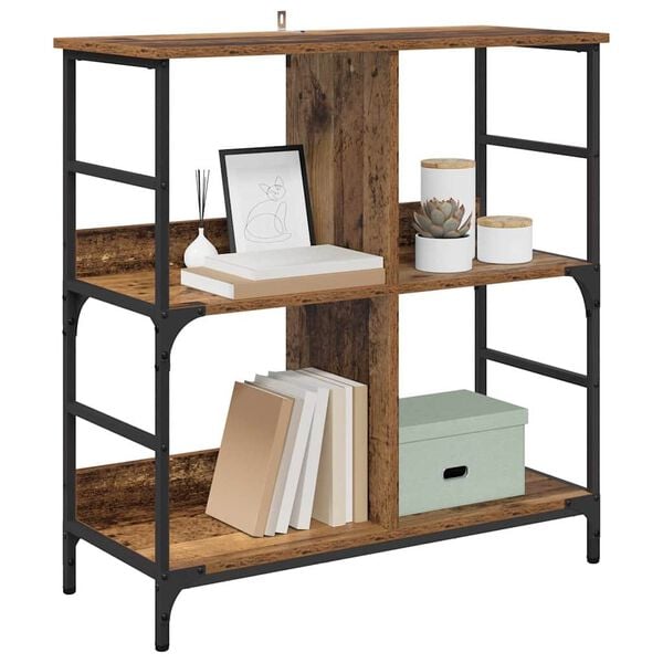 vidaXL Bookshelf Old wood Engineered wood