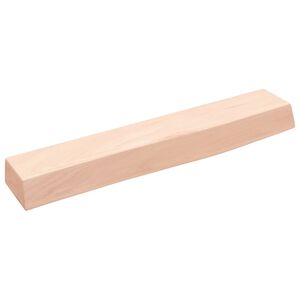 vidaXL Wall Shelf 60x10x6 cm Untreated Solid Wood Oak