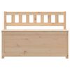 vidaXL Bench 110x41x76.5 cm Solid Wood Pine