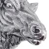 vidaXL Deer Head Decoration Wall-Mounted Aluminium Silver