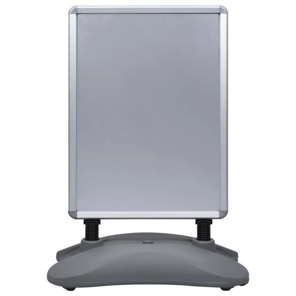 vidaXL A1 Waterbase Poster Stand Grey Aluminium Alloy
