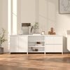 vidaXL 3 Piece Sideboard White Engineered Wood