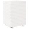 vidaXL Garden Planter White 50x50x72.5 cm Solid Wood Pine