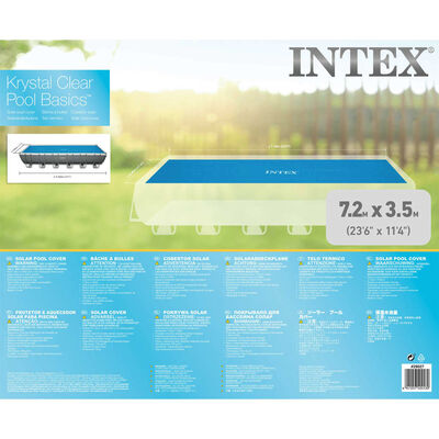 Intex Solar Pool Cover Rectangular 732x366 cm