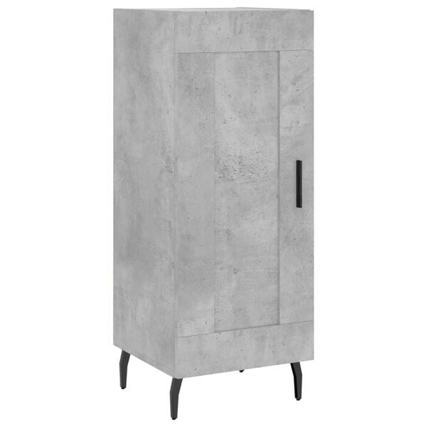 vidaXL Sideboard Concrete Grey 34.5x34x90 cm Engineered Wood