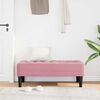 vidaXL Bench Pink 113 x 57 x 39 cm Velvet