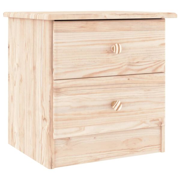 vidaXL Bedside Cabinet ALTA 41x35x41 cm Solid Wood Pine
