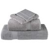 vidaXL Premium Towels "SOLUND" 2 pcs Grey 100x200 cm 600 gsm