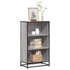 vidaXL Book Cabinet Grey Sonoma 60x35x107.5 cm Engineered Wood
