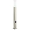 vidaXL Bollard Light with Outlet 80 cm Stainless Steel IP44