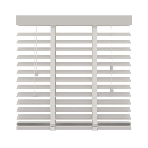 Decosol Horizontal Blinds Wood 50 mm 60x130 cm White
