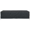 vidaXL Furniture Cover Plain Black 315 x 180 x 74 cm 600D