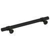 vidaXL Cabinet Handles 10 pcs Black 128 mm Stainless Steel