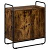vidaXL Sideboard Smoked Oak 68 x 35 x 75 cm Engineered Wood
