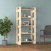 vidaXL Book Cabinet/Room Divider 41x35x125 cm Solid Wood Pine