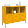 vidaXL Sideboard Mustard Yellow 100.5x39x79 cm Steel