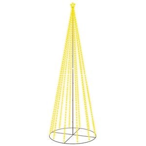 vidaXL Christmas Cone Tree Warm White 732 LEDs 160x500 cm
