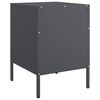 vidaXL Bedside Cabinets 2 pcs Anthracite 36x39x50.5 cm Steel