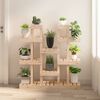 vidaXL Plant Stand 104.5x25x109.5 cm Solid Wood Pine