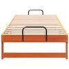 vidaXL Bed Frame Brown 90 x 210 cm Solid Pine Wood