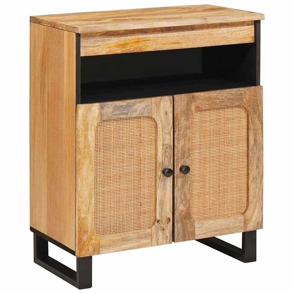 vidaXL Sideboard with Storage Brown 60 x 33 x 75 cm Solid Mango Wood
