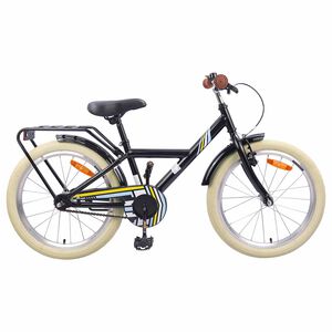 vidaXL Kids Bike 20'' for 6-11 Years Old Black