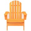 vidaXL Garden Adirondack Chair Solid Fir Wood Orange