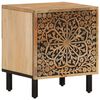 vidaXL Bedside Cabinet 40x33x46 cm Solid Wood Mango