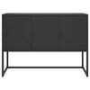 vidaXL Sideboard Black 105x35x75 cm Steel