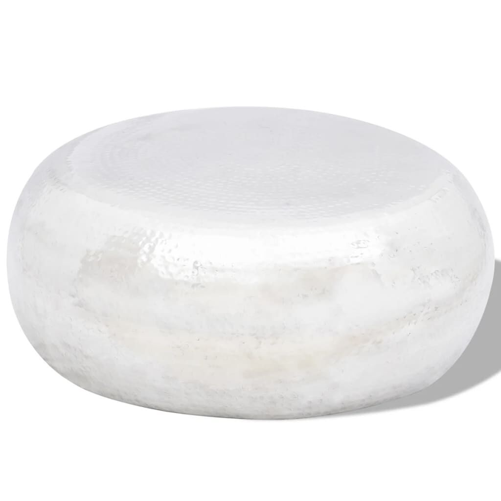 Silver bean top coffee table