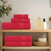 vidaXL Bath Towels "FROGN" 4 pcs Red 100x150 cm 360 gsm