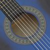 vidaXL Classical Guitar for Beginner and Kids Blue 3/4 36"