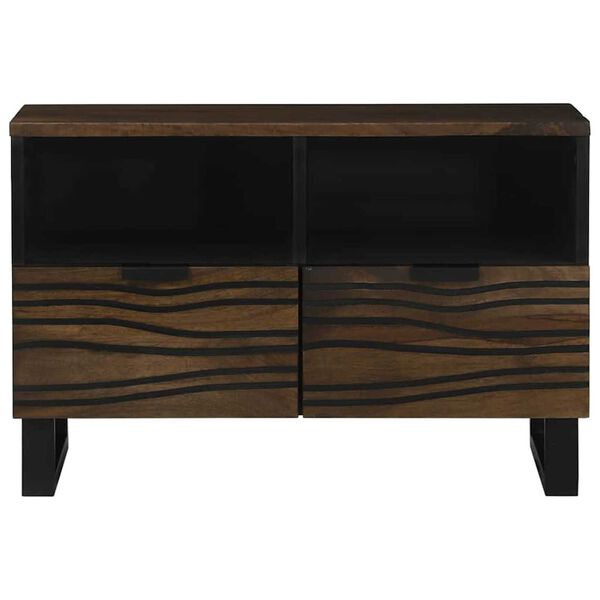 vidaXL TV Units with Drawer Walnut 70 x 33 x 46 cm Engineered wood