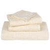 vidaXL Shower Towels 10 pcs "FROGN" Cream 70x140 cm 100% Cotton