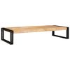 vidaXL Bathroom Shelf Brown 120 x 50 x 23 cm Soild Rough Mango Wood