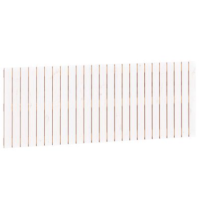 vidaXL Wall Headboard White 159.5x3x60 cm Solid Wood Pine