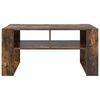 vidaXL Coffee Table Smoked Oak 92 x 53 x 45 cm Engineered Wood