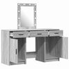 vidaXL Dressing Table with Door Grey 50 x 41 x 135 cm Engineered Wood