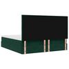 vidaXL Ottoman Bed with Mattresses Dark Green 160x200cm Velvet