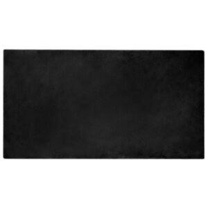 vidaXL Faux Rabbit Fur Rug Olite Black 60 x 110 cm Polyester