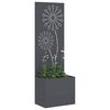 vidaXL Garden Privacy Screen Anthracite 50 x 140 cm Cold-rolled steel