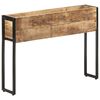 vidaXL Planter 90x20x68 cm Rough Mango Wood