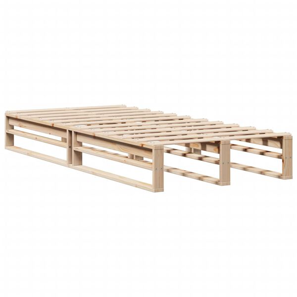 vidaXL Bed Frame without Mattress 90x200 cm Solid Wood Pine
