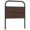 vidaXL Replace Headboard Brown Oak 75 cm Steel and Engineered Wood