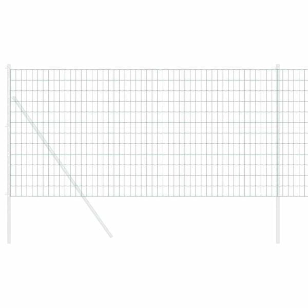 vidaXL Euro Fence Green 1.2 x 25 m PVC-coated iron