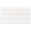 vidaXL Garden Planter White 90x40x45.5 cm Solid Wood Pine