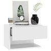 vidaXL Wall-mounted Bedside Cabinets 2 pcs White